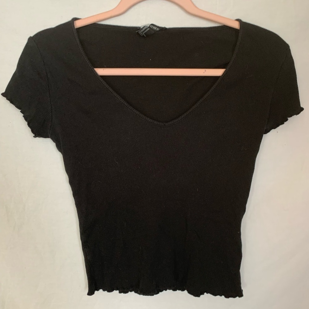 black crop top